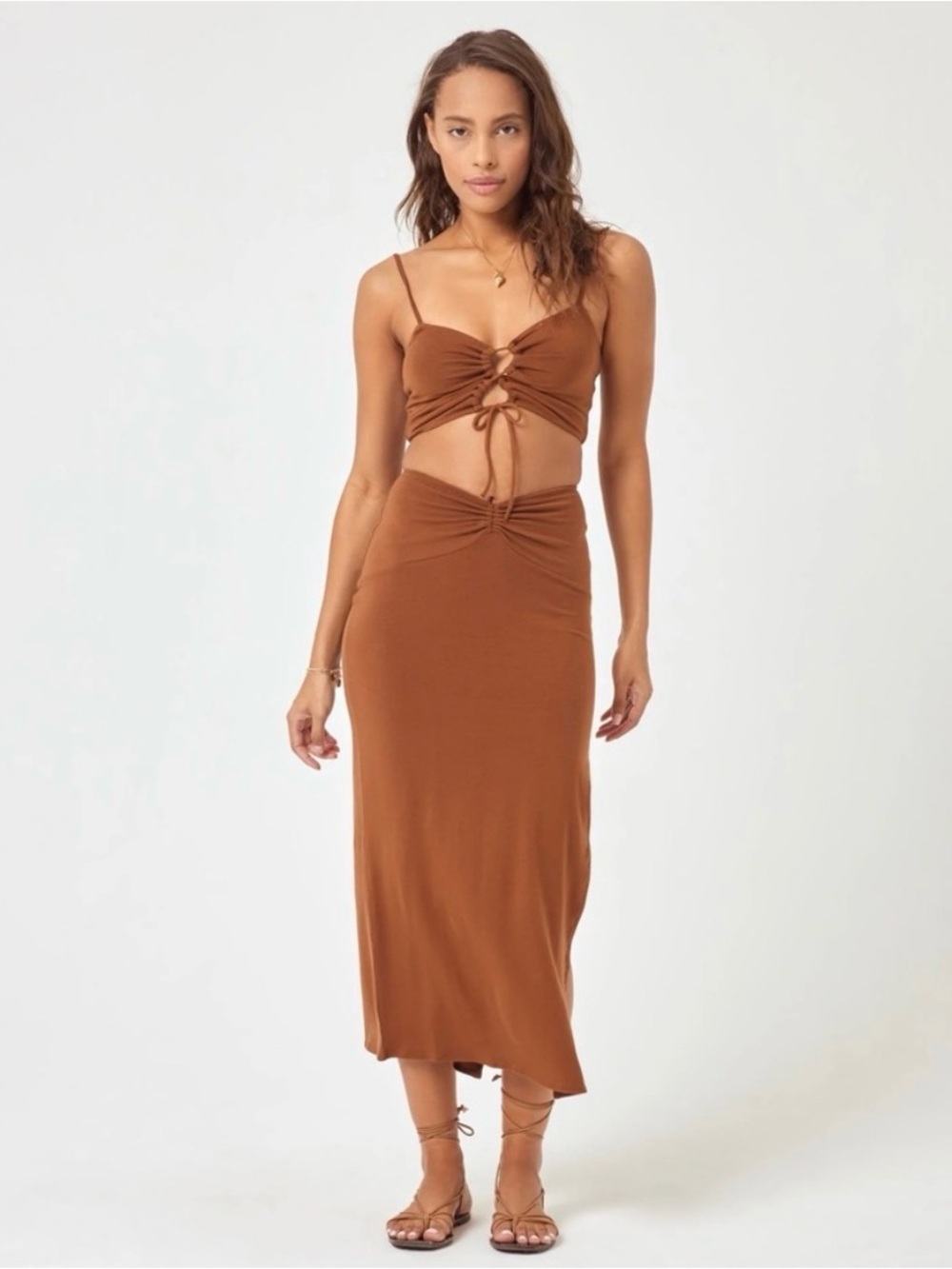 L*Space two-piece set - brown, small